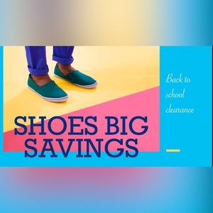 BIG SHOE SALE- Back 2 School